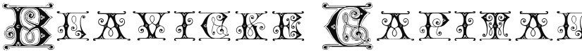 Blavicke Capitals font download