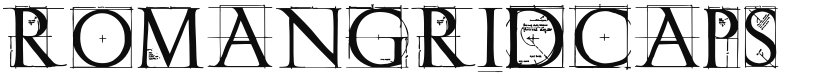 Roman Grid Caps font download