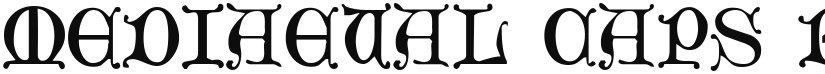 Mediaeval Caps font download