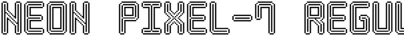 Neon Pixel-7 font download