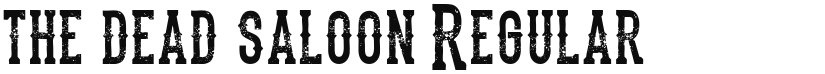 the dead saloon font download