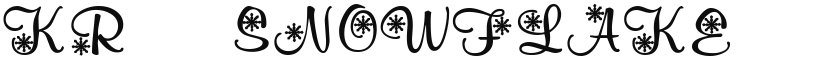 KR Snowflake 2 font download
