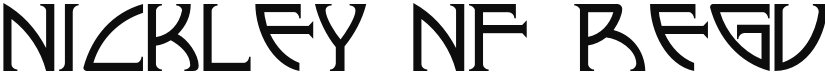 Nickley NF font download