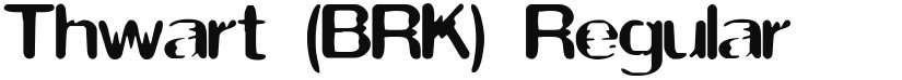 Thwart (BRK) font download