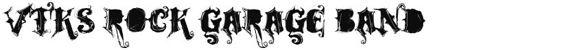 VTKS Rock Garage Band font download