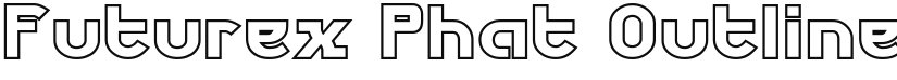 Futurex Phat Outline font download