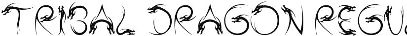 Tribal Dragon font download