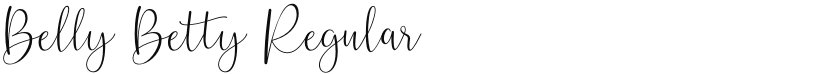 Belly Betty font download