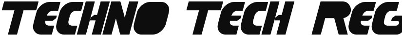 techno tech font download
