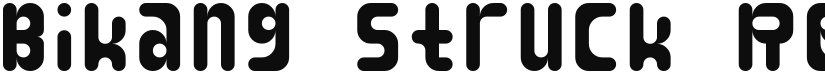 Bikang Struck font download
