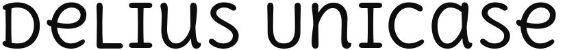 Delius Unicase font download