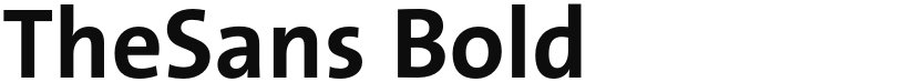 TheSans font download