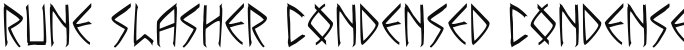 Rune Slasher Condensed Condensed