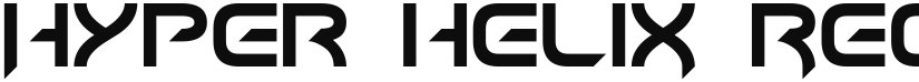 Hyper heliX font download