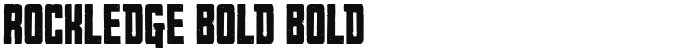 Rockledge Bold Bold