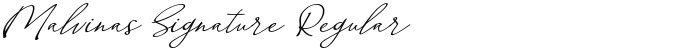 Malvinas Signature Regular