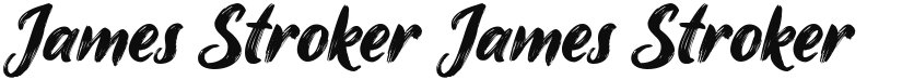 James Stroker font download
