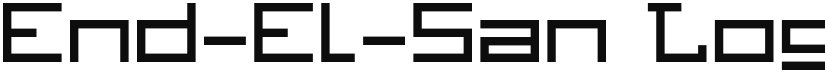End-El-San Logo font download