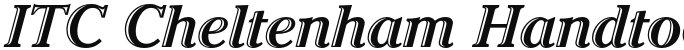 ITC Cheltenham Handtooled Std Bold Italic