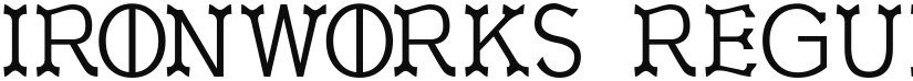 Ironworks font download