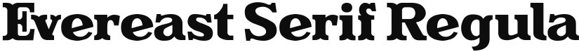Evereast Serif font download