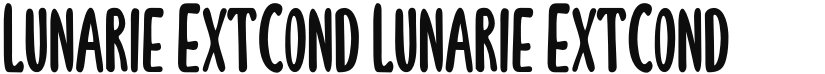 Lunarie ExtCond font download
