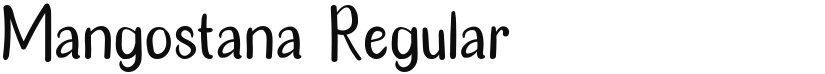 Mangostana font download