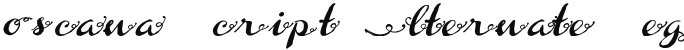 Toscana Script Alternate Regular