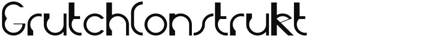 Grutch Construkt font download
