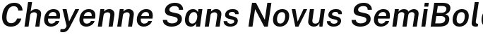 Cheyenne Sans Novus SemiBold Italic