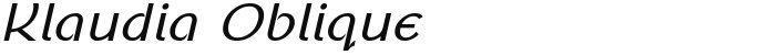 Klaudia Oblique
