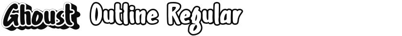 Ghoust Outline font download