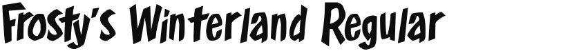 Frosty's Winterland font download