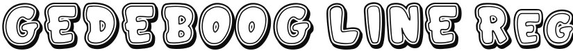 GEDEBOOG LINE font download