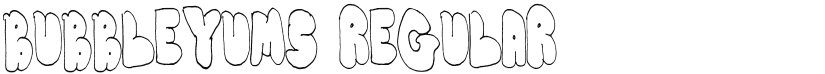 BubbleYums font download