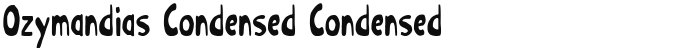 Ozymandias Condensed Condensed