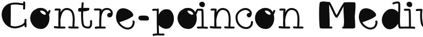 Contre-poincon font download