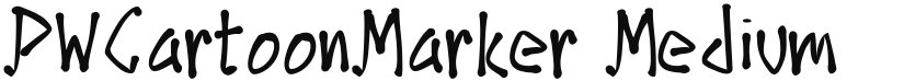 PWCartoonMarker font download