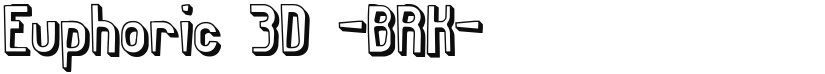 Euphoric BRK font download