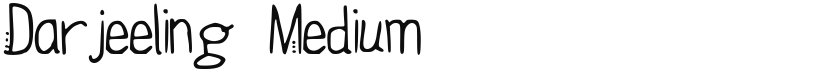 Darjeeling font download