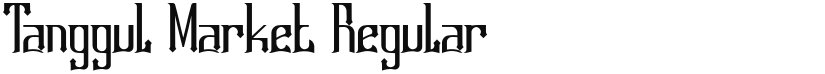 Tanggul Market font download