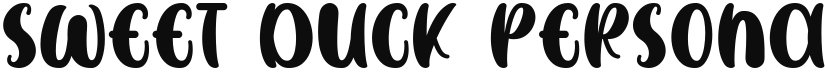 SWEET DUCK Personal Use Only font download