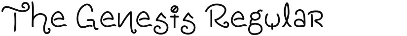 The Genesis font download
