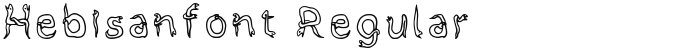 Hebisanfont Regular