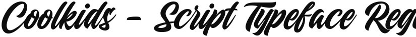 Coolkids - Script Typeface font download