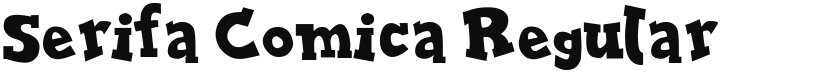 Serifa Comica font download