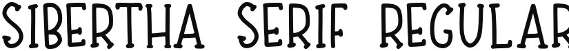 Sibertha serif font download