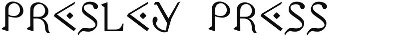Presley Press font download