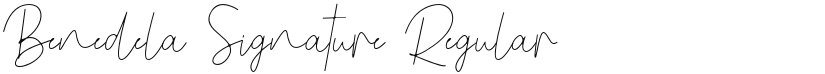 Benedela Signature font download