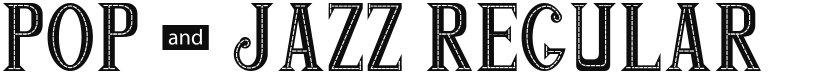 POP & JAZZ font download